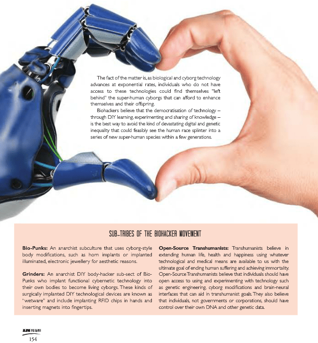 transhumanism and DIY body design cyborgs